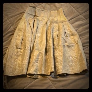 Bebe gold skirt